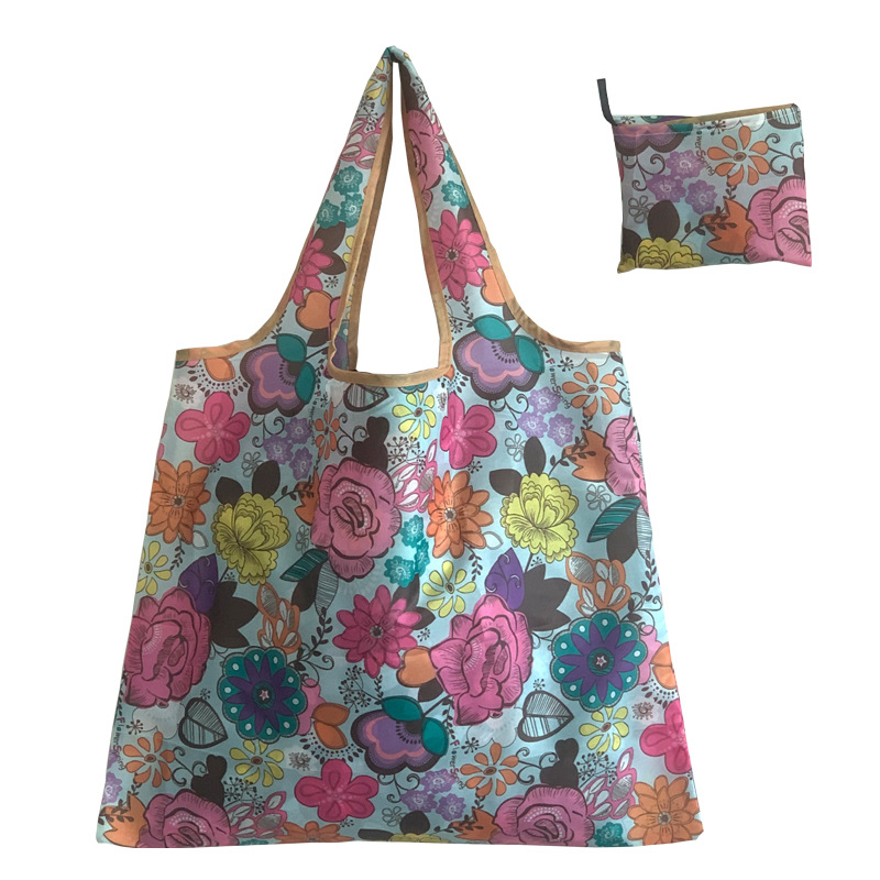 Bolsa de compras plegable grande para viaje, bolsa de supermercado ecológica, bolsa de almacenamiento portátil, bolsa portátil de gran capacidad image 10