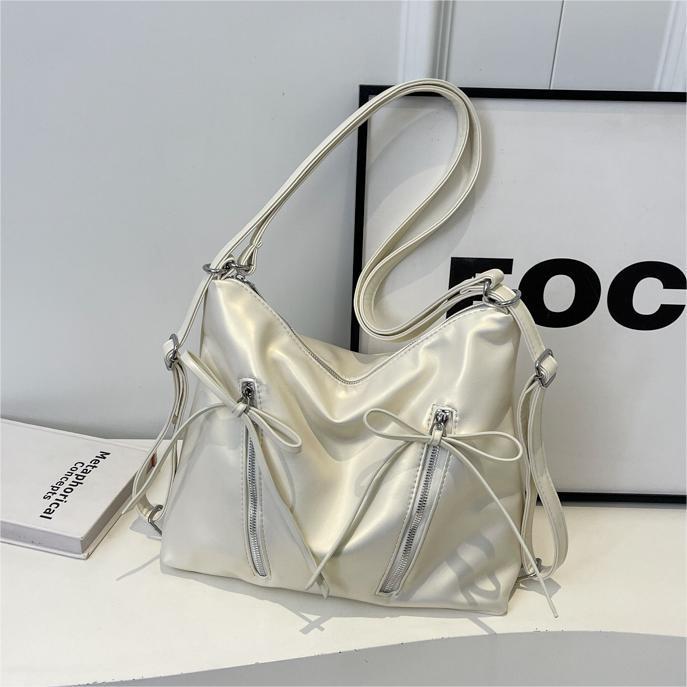 Coreano ins mochila de gran capacidad para mujeres 2024 nueva moda versátil bolso de brazo de alta textura mochila