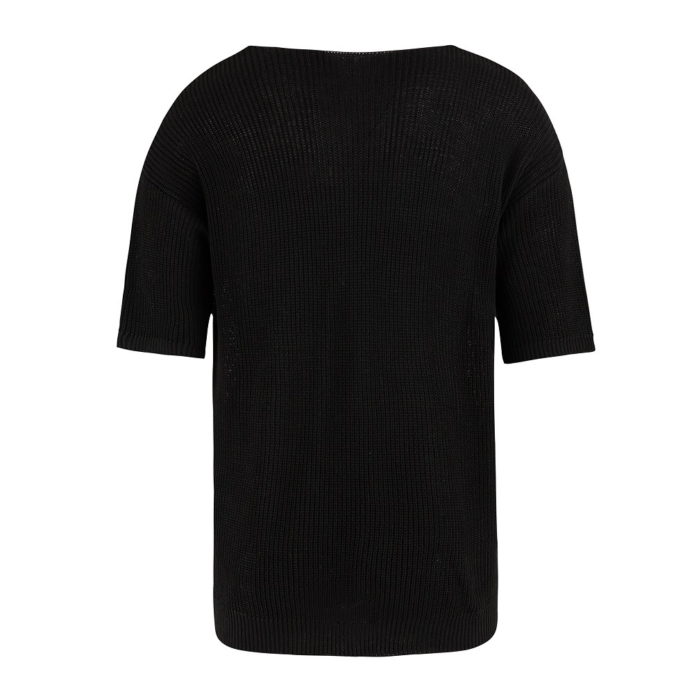 outono nova camisola de malha casual para homens meia manga com decote em sólidos jumpers topos moda magro ajuste camisolas dos homens streetwear