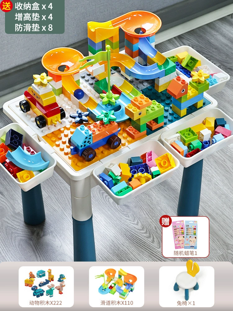Construction Playset Universal Brainteaser, Building Table for Kids 3–6 yrs — Multi-size Kits (2–104 cm)