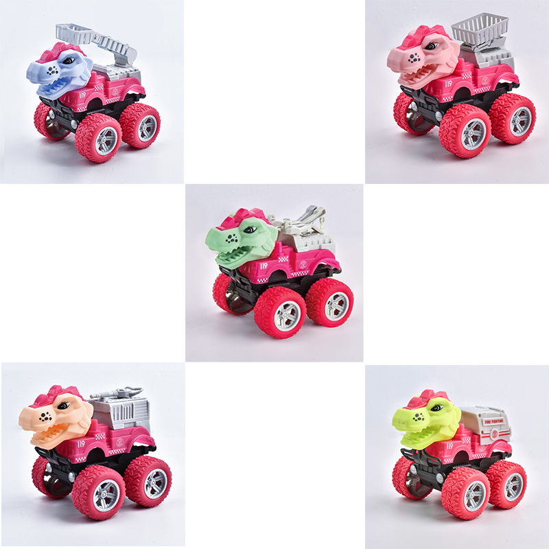 Niños inercia cuatro tracciones vehículo todoterreno al por mayor niño coche de acrobacias modelo de simulación de caída coche de juguete pequeño regalo