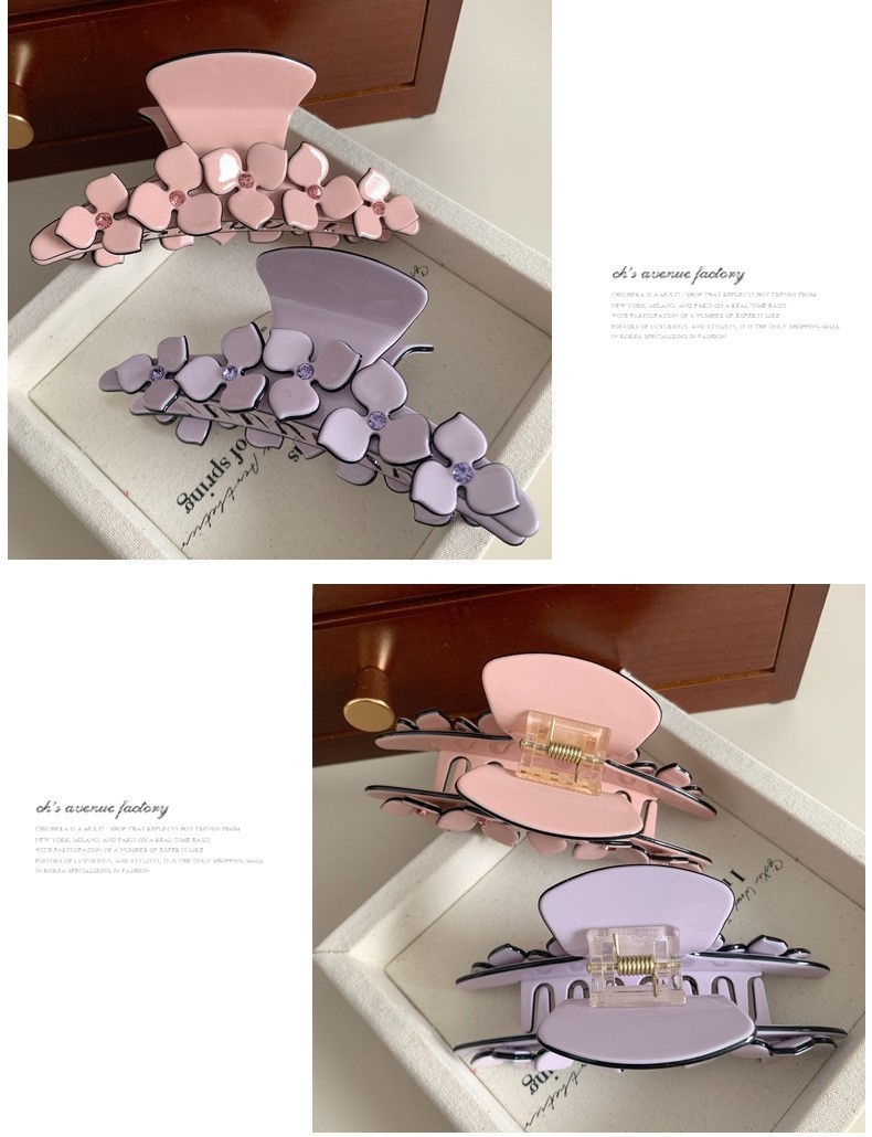 Hair Claws Hair Accessories Type Simple Style Classic Style Women's Solid Color Acetic Acid Sheets Hair Claws