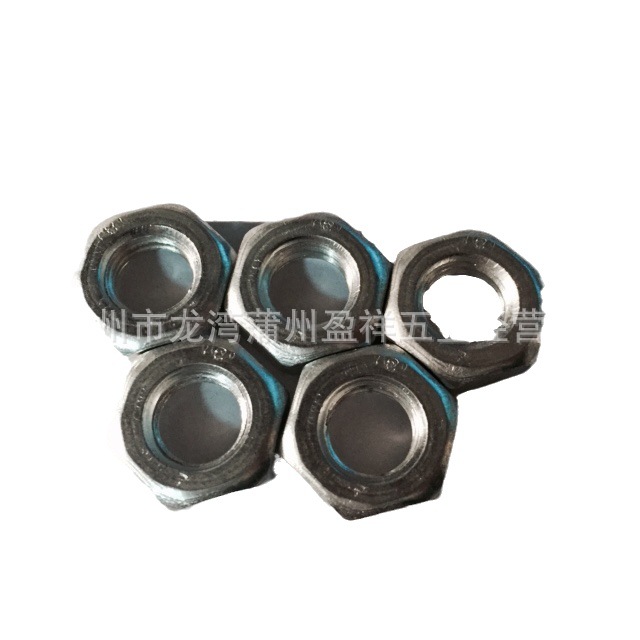 温州厂家现货供应镀锌外六角螺母，铜、不锈钢六角螺母，规格齐全