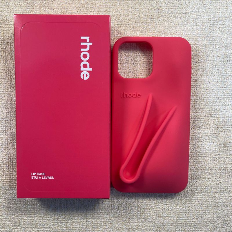 高版本海莉rhode同款唇彩硅胶适用苹果15pro硅胶手机壳iPhone16套|undefined