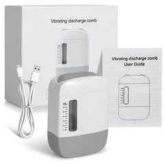 電気導液マッサージ櫛マイクロ電流頭皮上薬器頭部看護器EMS赤色育毛液導薬櫛