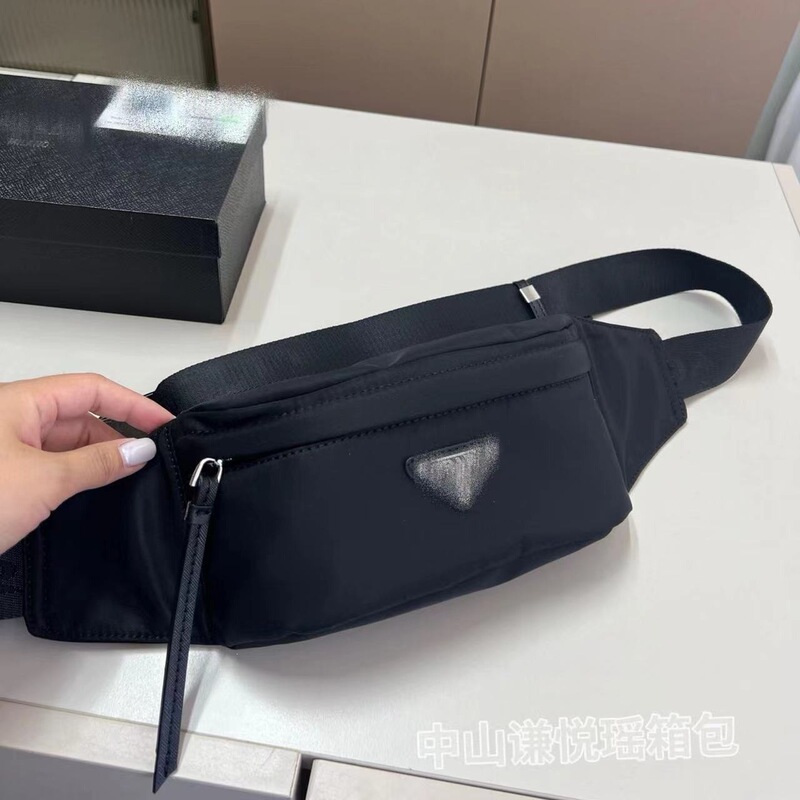 P brand waist bag, new European and American style parachute bag, waterproof nylon shoulder/crossbody/chest bag, coin purse waist bag P brand waist bag, new European and American style parachute bag, waterproof nylon shoulder/crossbody/chest bag, coin purse waist bag