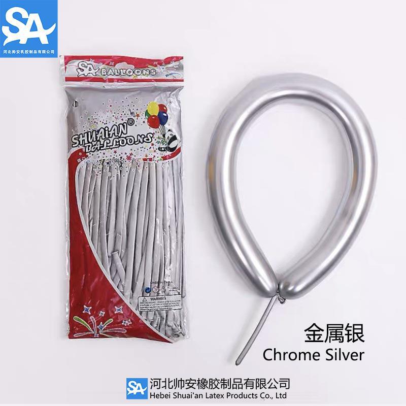 Shuai'an 5/10/12/18/36 pulgadas metal látex globo boda fiesta de cumpleaños decoración globo venta al por mayor