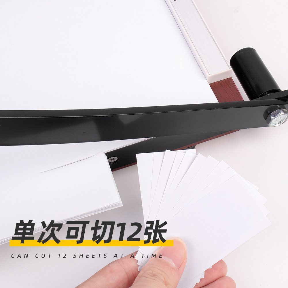 Processing wooden base paper cutter small manual paper cutting…