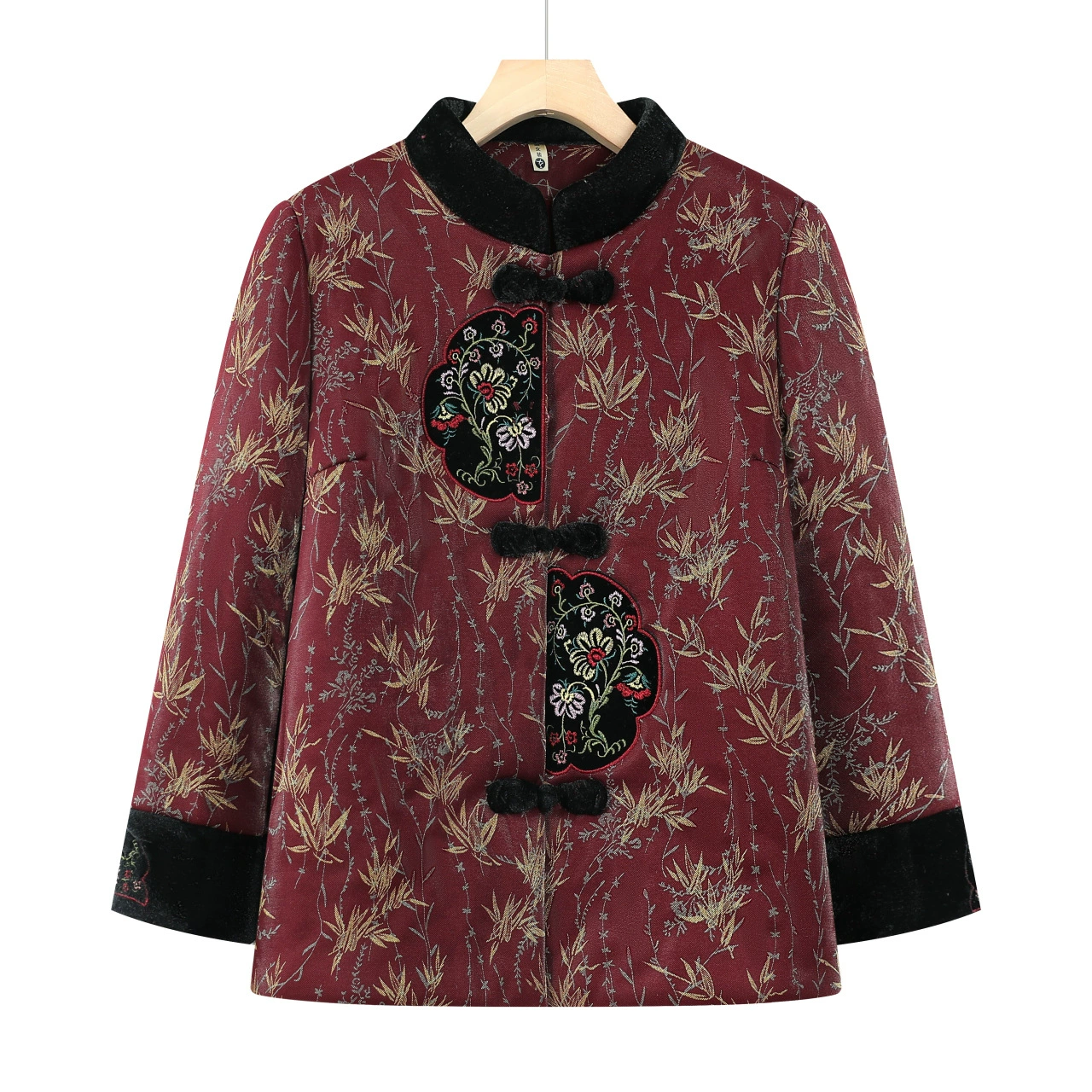 Среднего и пожилого возраста хлопчатобумажная куртка для бабушки зимний костюм