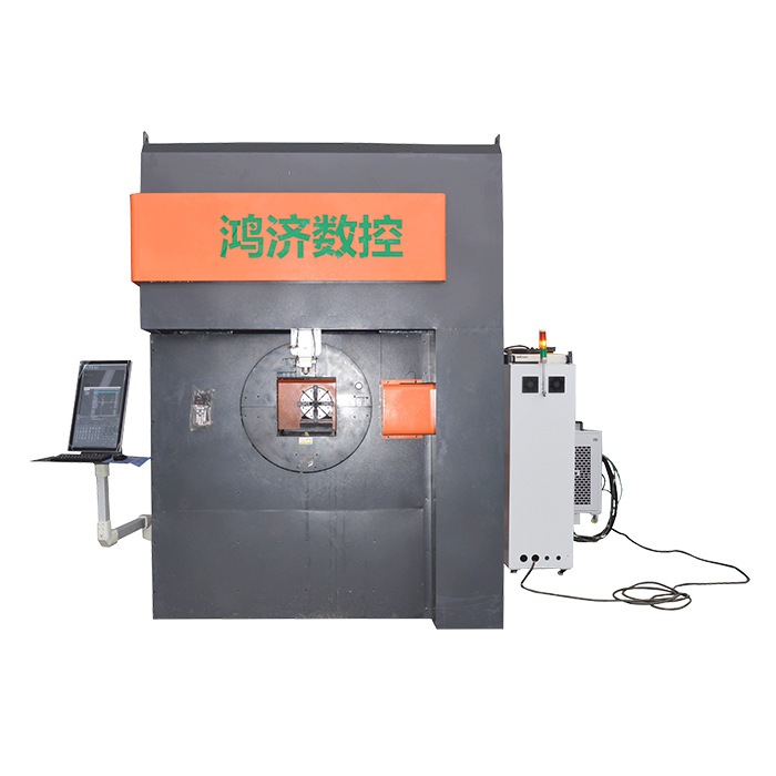 Automatic hole puncher with laser stainless steel