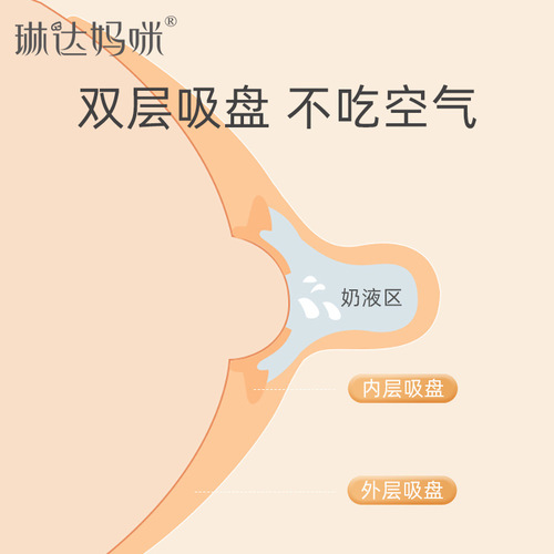 Linda Mommy Nipple Protector Assists Breastfeeding Inverted Breastfeeding Three-Layer Nipple Sticker Ultra-Thin Breast Anti-Bite Shield