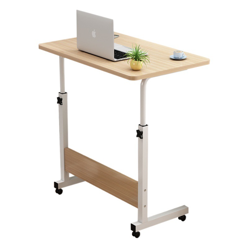 Bedside table movable table heightening universal wheel single learning charging desk lazy office factory outlet