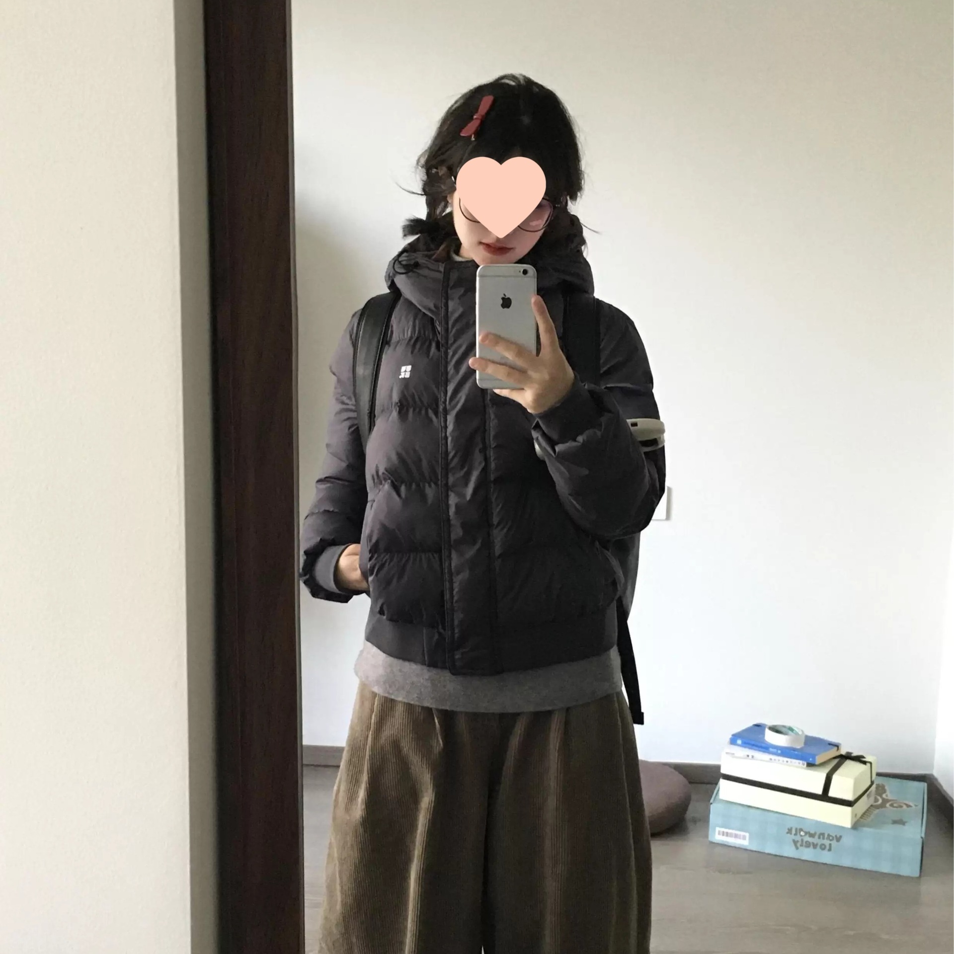 Underbroken美式复古休闲短款百搭棉服冬季肯豆风棉衣连帽外套女