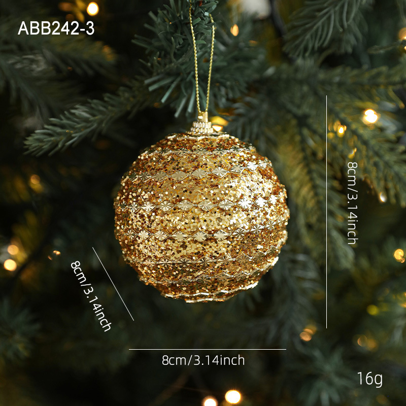 8CM Bolas de Navidad Modelo C