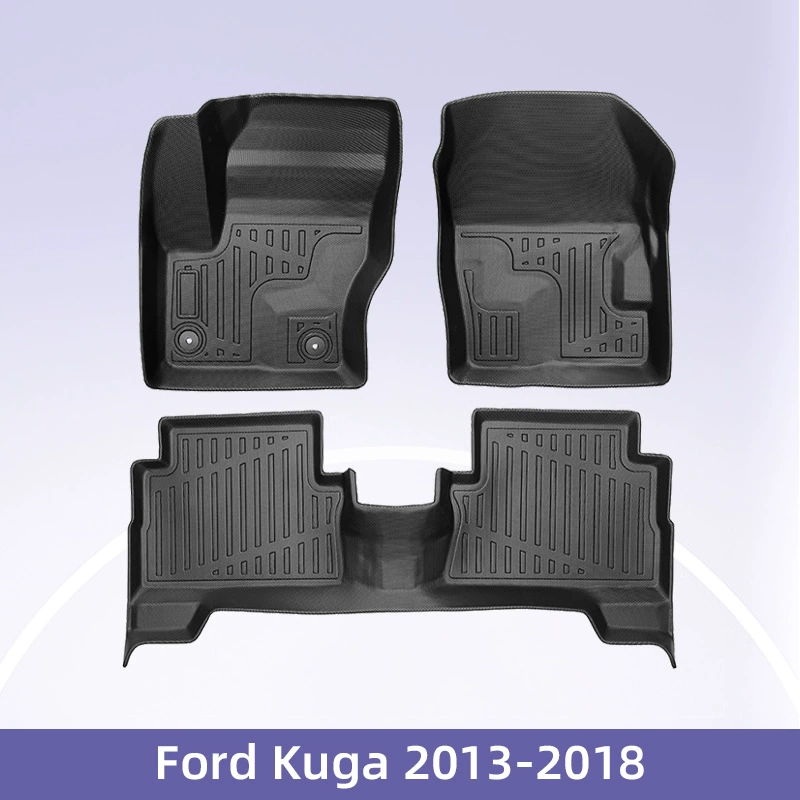 Европа для Ford Kuga 2013-2018 Топливо 3D 24/7 Материал TPE коврик для ног автомобиля