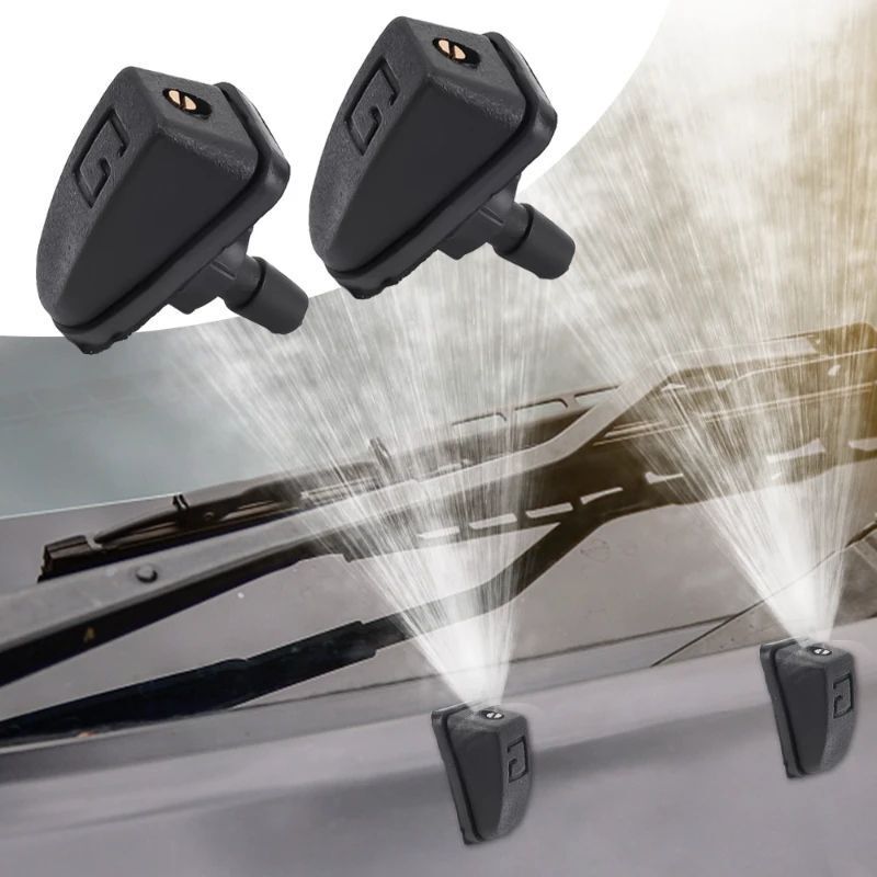 Universal car windshield washer nozzle fan-shaped water spray nozzle windshield wiper nozzle