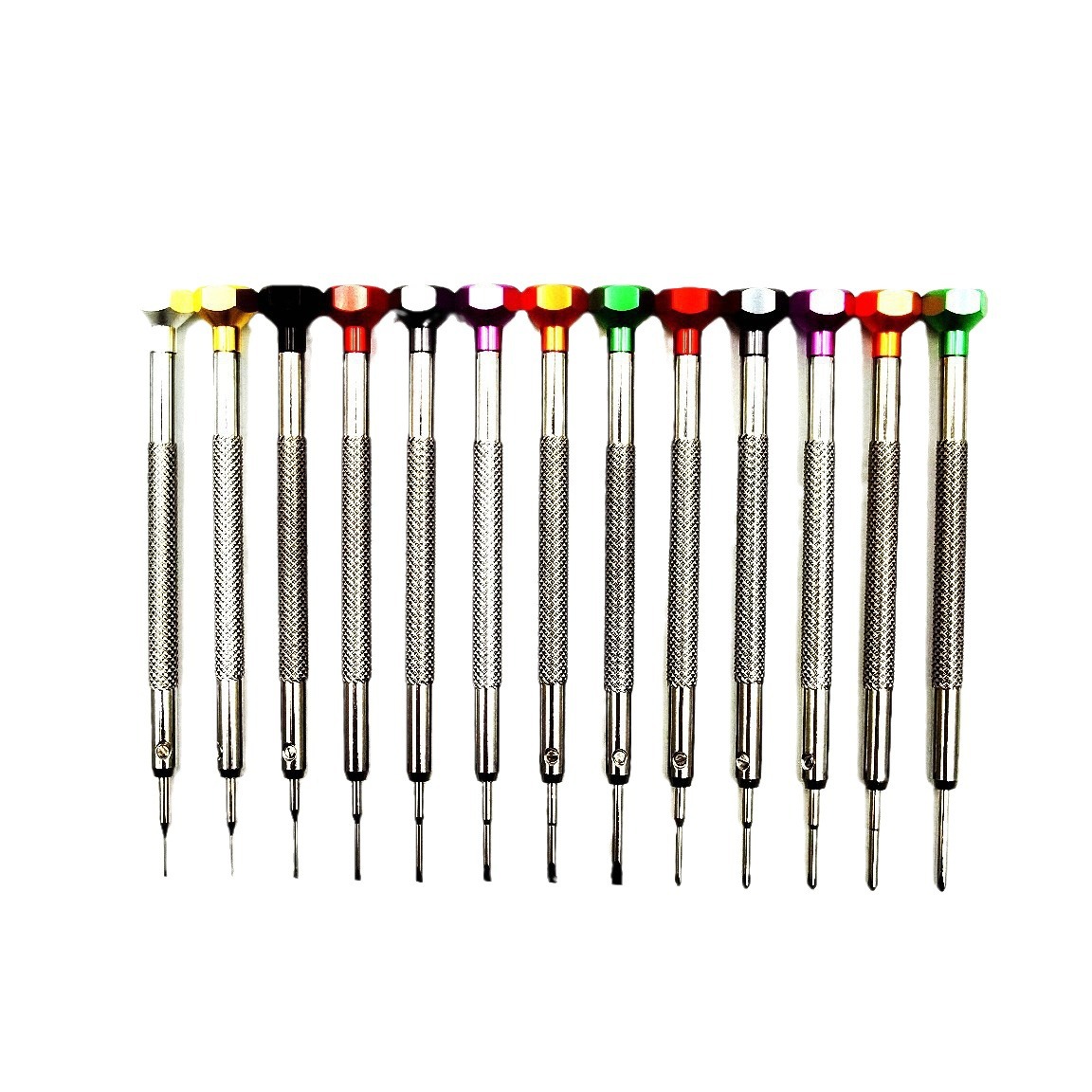 스크류 드라이버 정밀 컬러 알루미늄 스크루 드라이버 스테인레스 스틸 컬러 알루미늄 스크루 드라이버 정밀 비트 컬러 알루미늄 스크루 드라이버