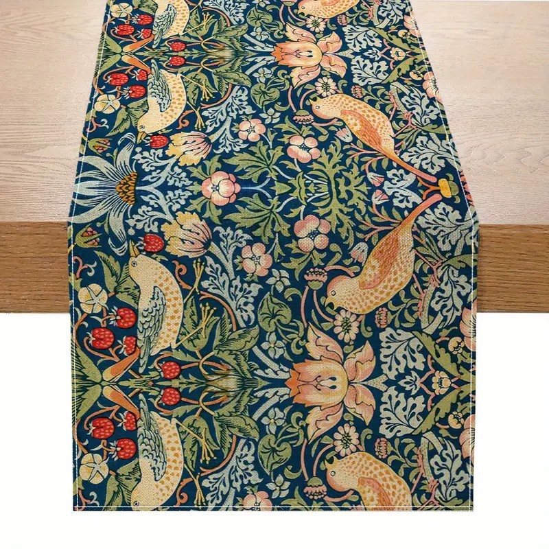 Transfronterizo 2024 Amazon nuevo estilo bohemio lino tabla bandera tabla de comedor tabla de té tabla de bandera image 5