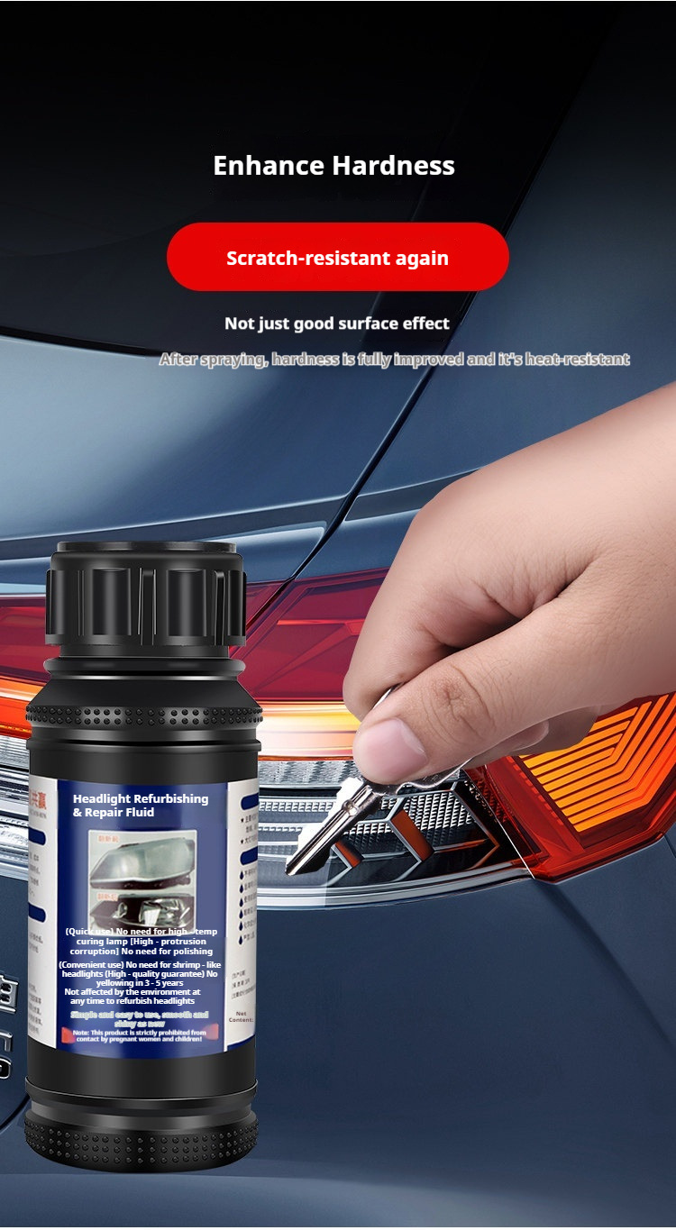 Cross-Border Special Supply Car Headlight Cleaning and Restoration Repair Fluid Tool Kit for Polishing and Coating Yellowed Light Shells