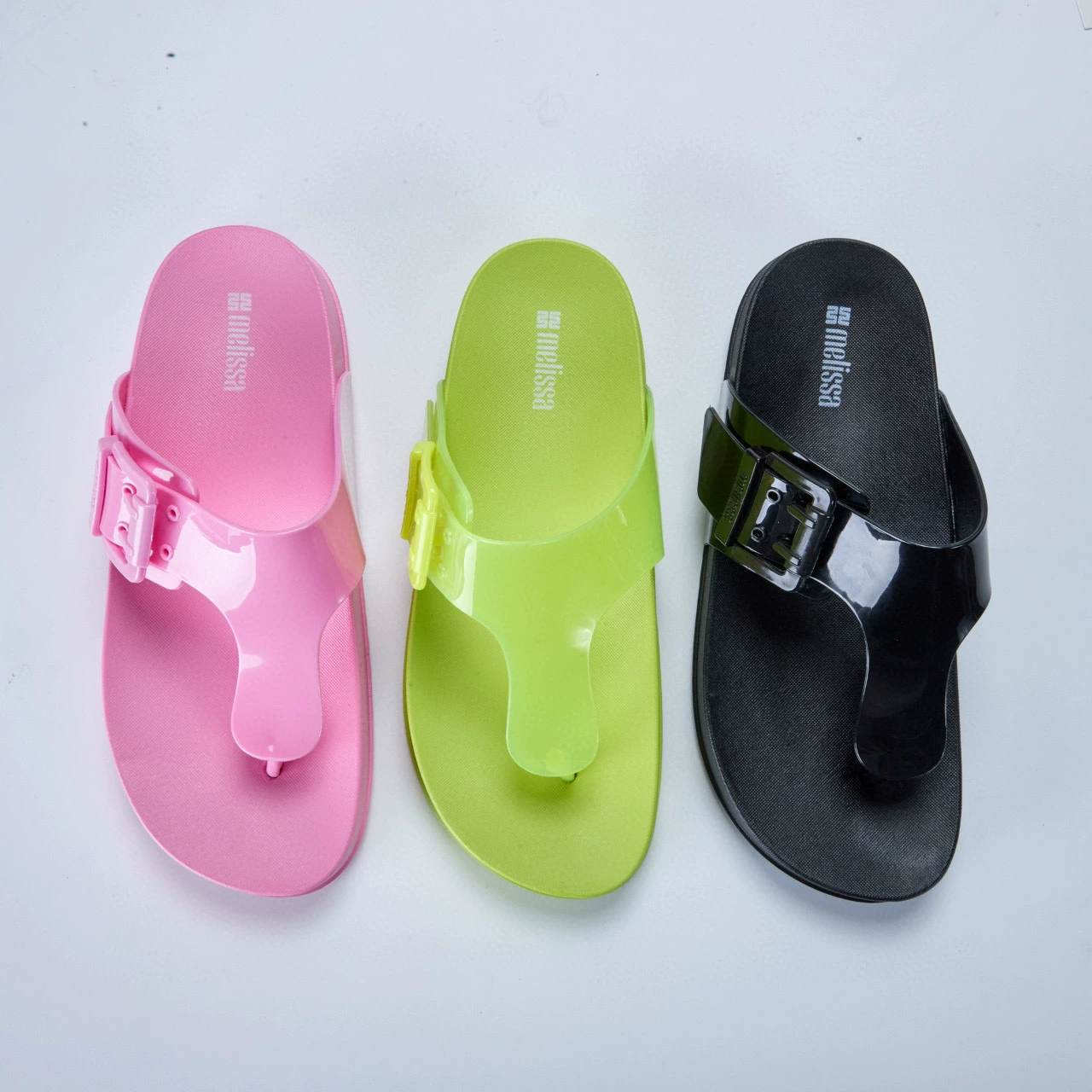 2025 Мелисса новый стиль желе обувь melissa с толстым подошвом ножки пляж женский Т-образный буксир носить COZY