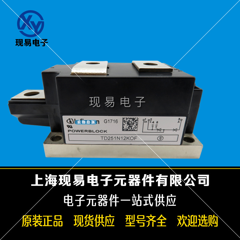 TD251N12KOF TD251N14KOF TD251N16KOF/18KOF功率可控硅模块