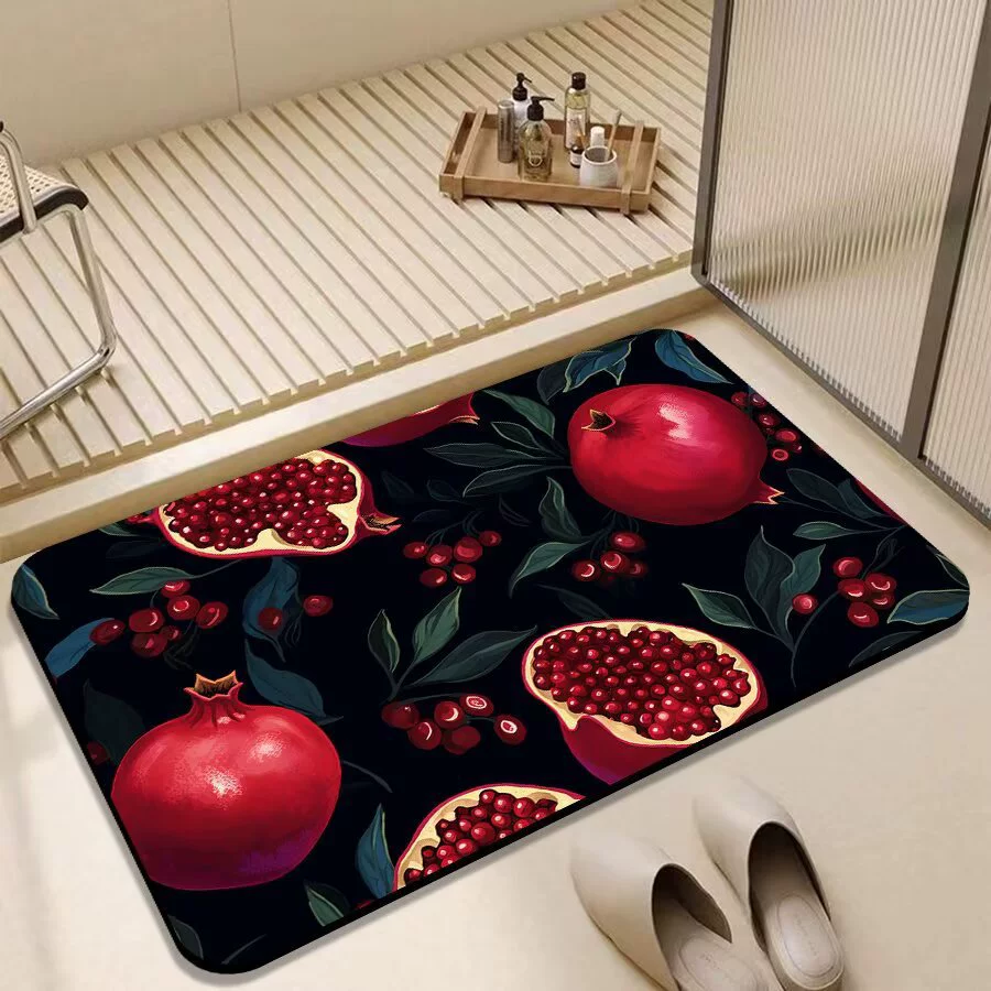 Коврик для пола из мягкой диатомовой грязи, водопоглощающий, быстросохнущий, нескользящий коврик для ванной комнаты, устойчивый к пятнам и простой в уходе, коврик для входной двери