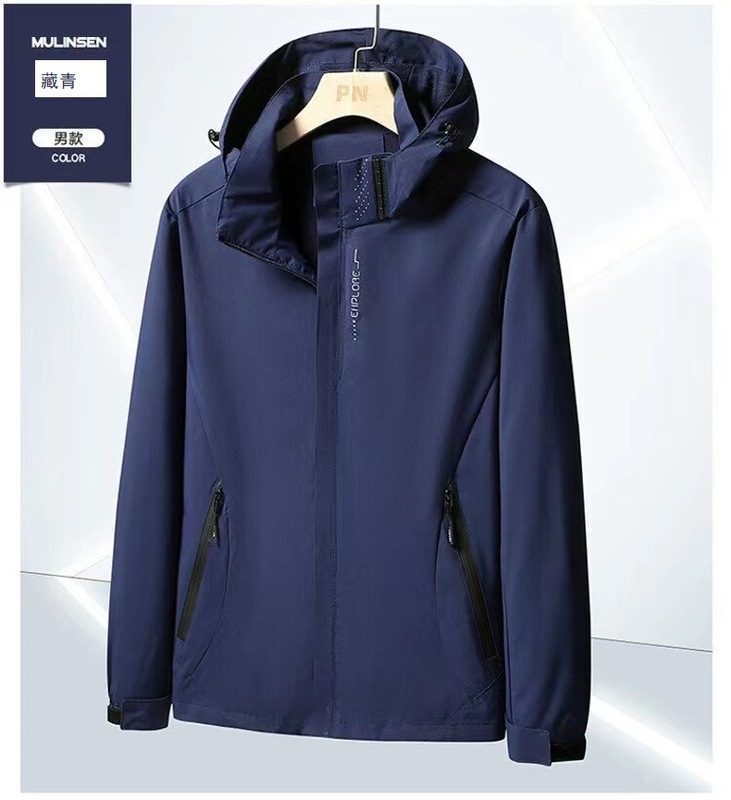 冲锋衣logo三合一可拆卸两件套户外防风防水工作服装刺绣跨境热销|undefined