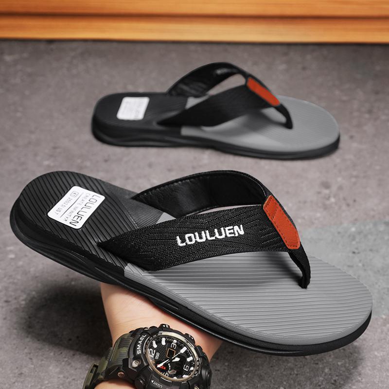Chanclas para hombre 2025 verano nuevo estilo de gran tamaño antideslizante al aire libre chanclas sandalias y zapatillas de playa casuales para hombre