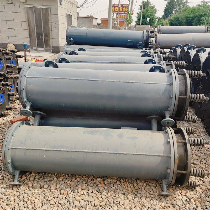 转让二手石墨冷凝器 列管式120平方米真空冷凝设备 工业冷凝器