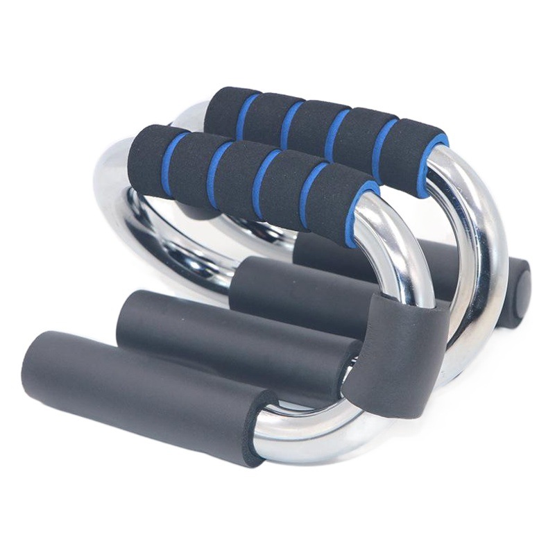Galvanoplastia push-up stand brazo entrenamiento muscular push-up stand fitness en casa en forma de S push-up stand de dos colores músculo abdominal push-up stand