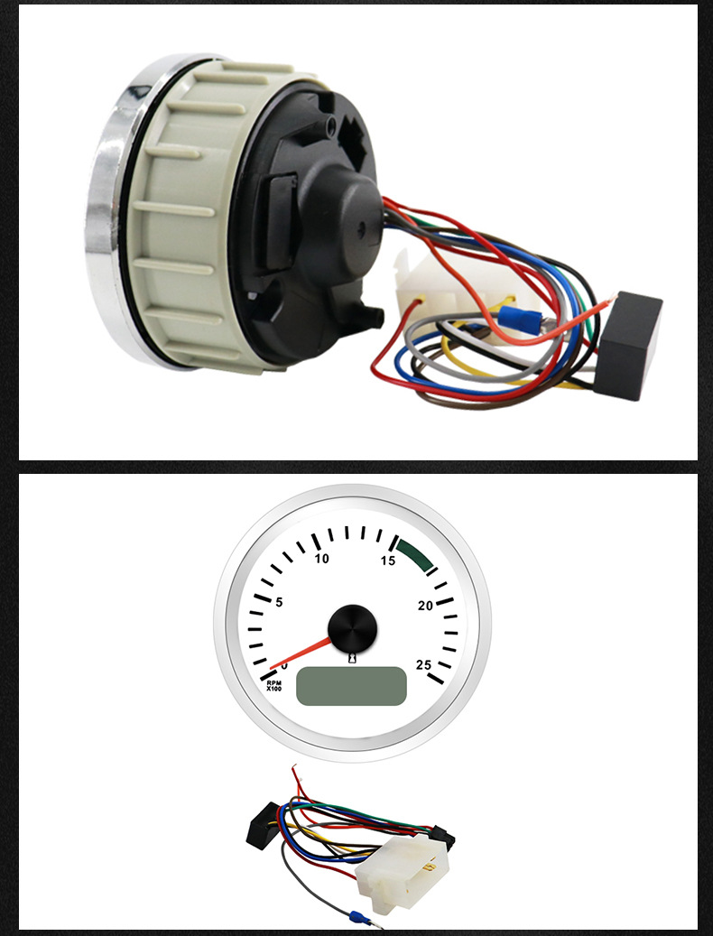 JCB Tachometer Car Modified Instrument 704D7231 704/D7231 Excavator Speedometer