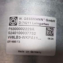 W.GESSMANN��˹�� GmbH D-74211 P5300002229A VV8LB3-WKPA11...