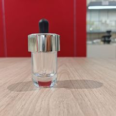 新款高端15-30ml透明滴管瓶 精华液瓶 厚底精油瓶分装瓶化妆品瓶
