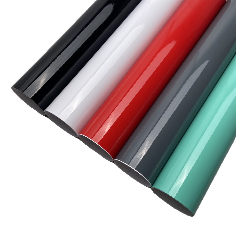 Transfronterizos de PVC brillante película de cambio de color de automóviles en blanco y negro, película de cuerpo brillante de automóviles, decoración interior de automóviles, flores de dibujo