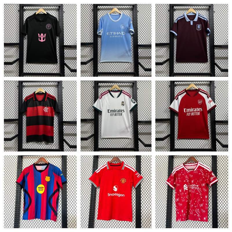 2627 Season Barcelona Real Madrid Tottenham Inter Milan Manchester City Miami Arsenal Liverpool Fan Jerseys Football Uniforms 2627 Season Barcelona Real Madrid Tottenham Inter Milan Manchester City Miami Arsenal Liverpool Fan Jerseys Football Uniforms