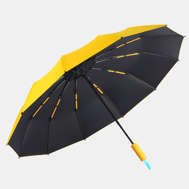 Paraguas contra la tormenta 72 hueso paraguas automático para mujeres sol y lluvia doble uso plegable para hombres protección solar solar personalizada