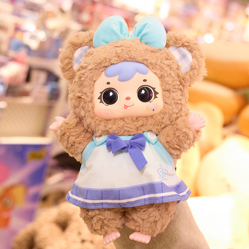 肖戰  ぬいぐるみ  唐三　3 新型三小毛400体二代熊小兎の楽しいピクニックのぬいぐるみ