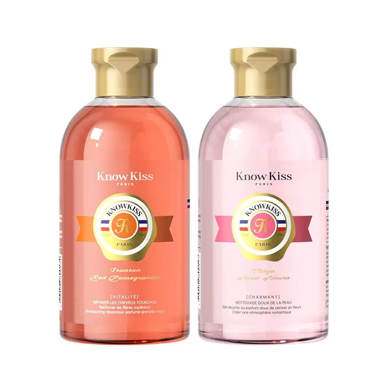 KnowKiss甜蜜樱花香氛沐浴啫喱shower gel深层清洁留香沐浴露批发