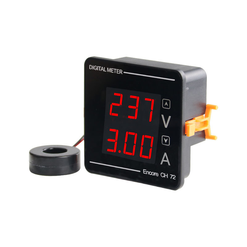 Taiye CH - 72 medidor eléctrico de voltaje y corriente de CA medidor de combinación de frecuencia de alta precisión LED digital
