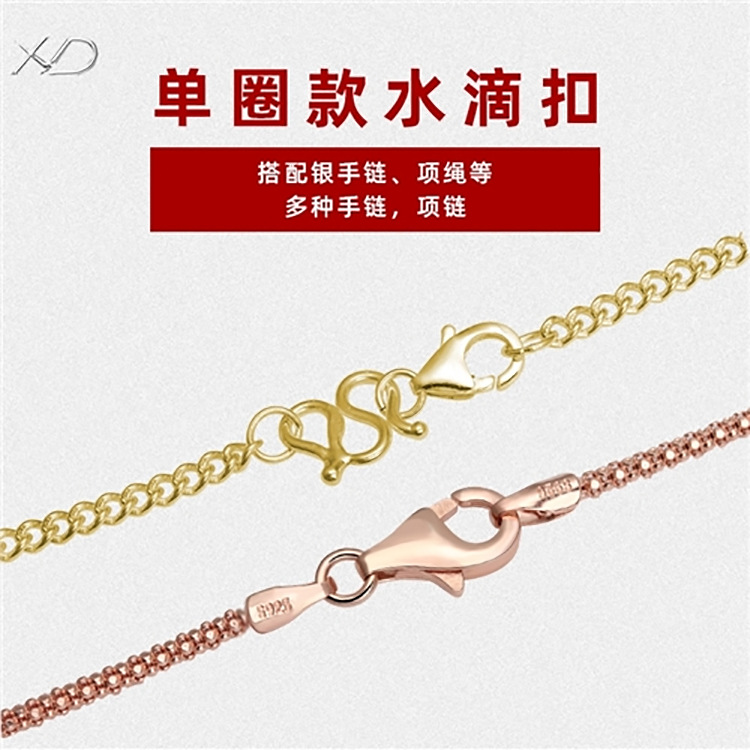 Necklace from pearl drop-shaped