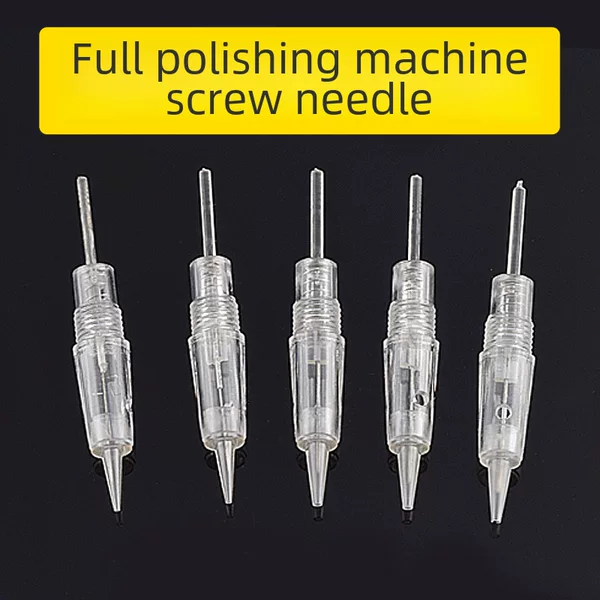 Factory Direct Sales of Tattoo and Embroidery Fully Disposable Spiral Needle, Exclusively for Foreign Trade, Fully Disposable Spiral Integrated Needle