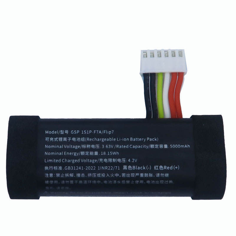 3.6V5000Mah Battery Is Suitable for Jbl Flip7 Speaker Gsp 1S1P-F7A Bluetooth Audio Battery