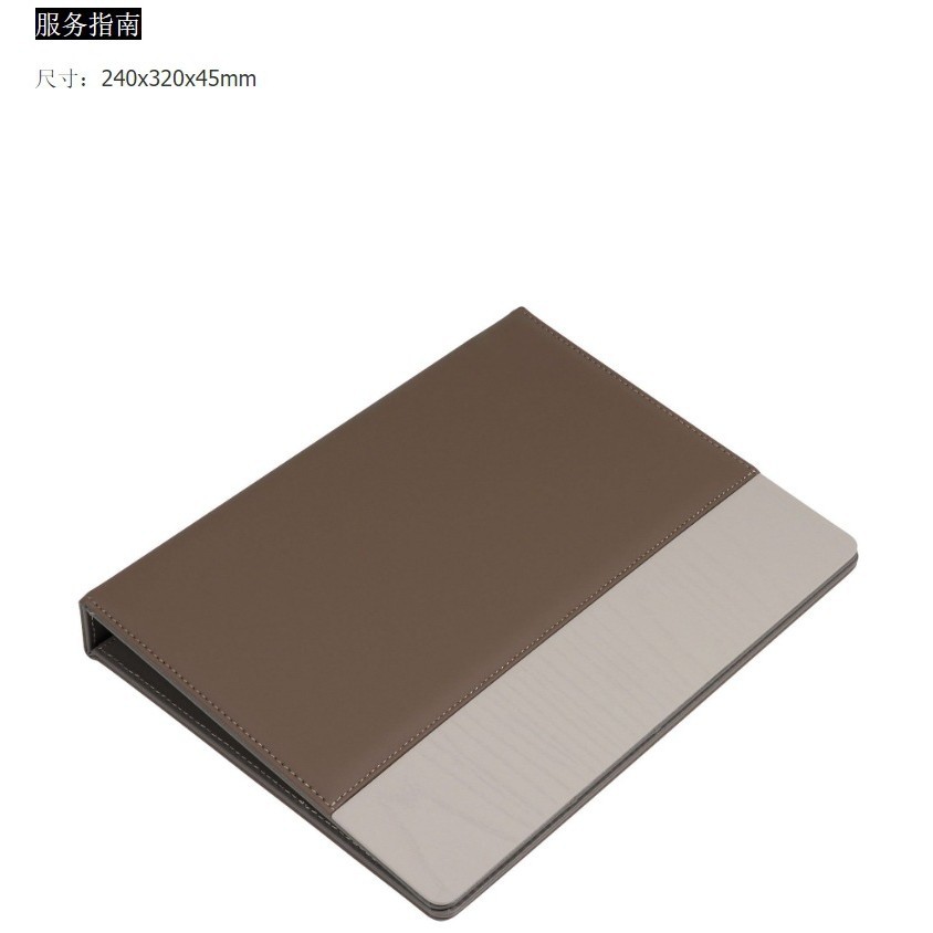 Hotel cinco estrellas cuero guía de servicio de impresión de logotipo caja de toallas bandeja cubierta de control remoto papelera de papelera