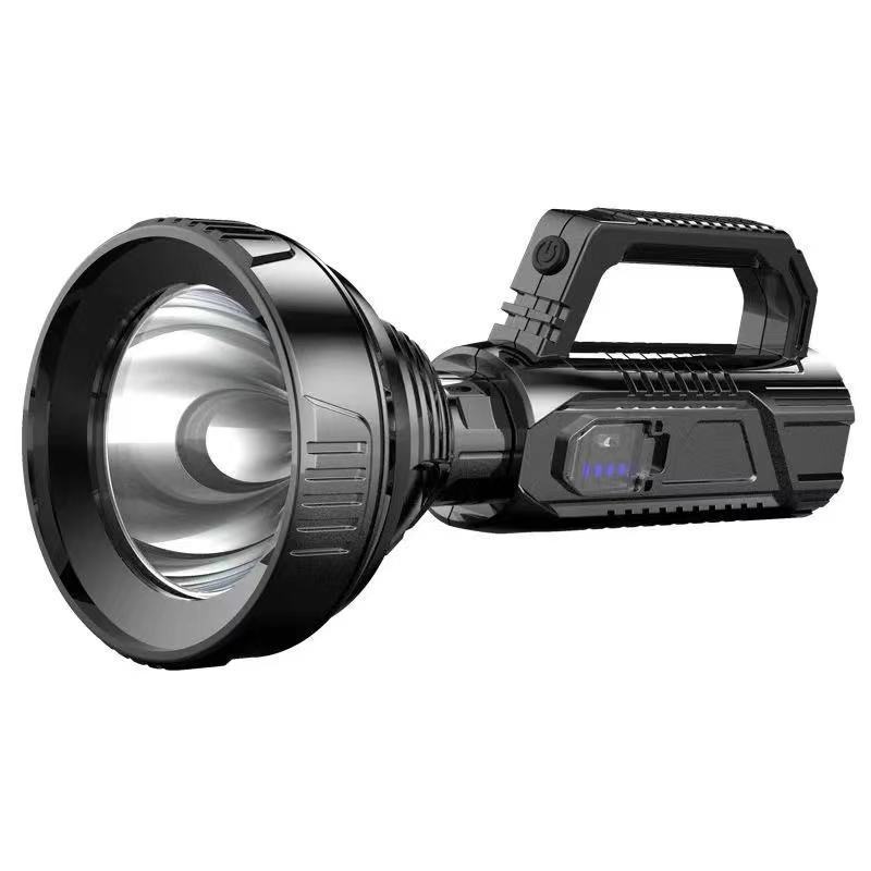 Linterna LED fuerte luz USB recargable de largo alcance súper brillante al aire libre Fuerzas Especiales lámpara de xenón portátil reflector