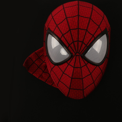 Superhero Spider-Man 2 Mask Movie Reproduction Garfield Version Peter Parker Handmade Product Direct Manufacturer One-off Shipping