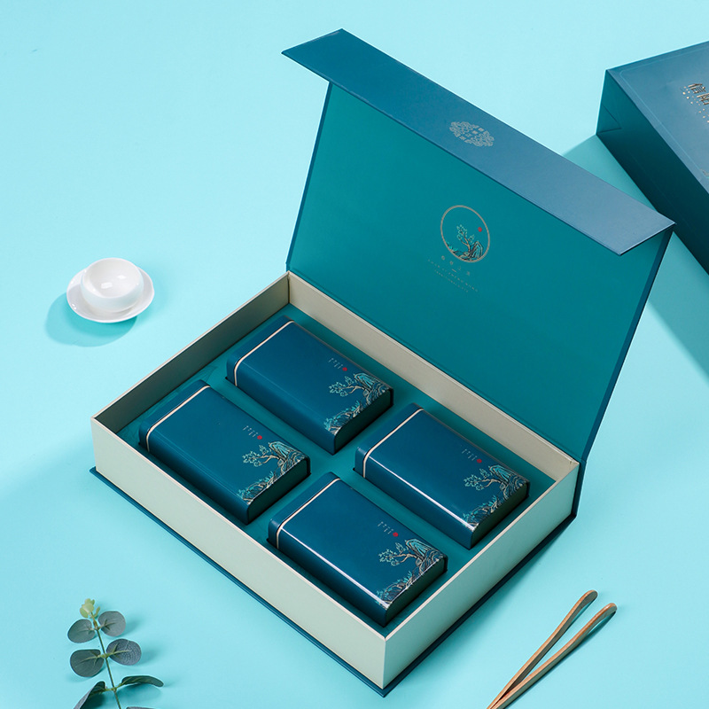 High-end tea canister, early spring Longjing and Xinyang Maojian green tea, half a pound and one pound size, universal packaging box, empty gift box