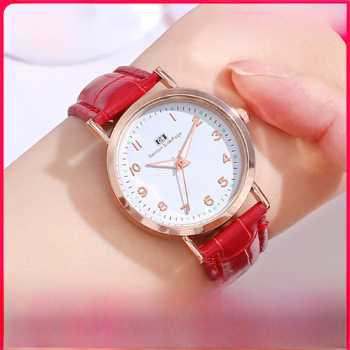Korean women's watch stylish women's student simple temperament waterproof new Korean style fashion simple rose gold