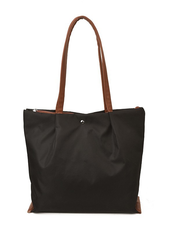 Bolso Tote Cruzado para Mujer de Nylon Gran Capacidad Ligero con Cierre de Cremallera para Viajes y Diario