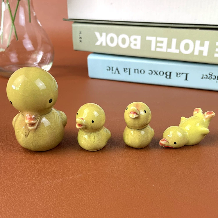 Керамические палочки для еды B.Duck, играют в воде, креативные мультяшные украшения, утка, оригинальный подарок