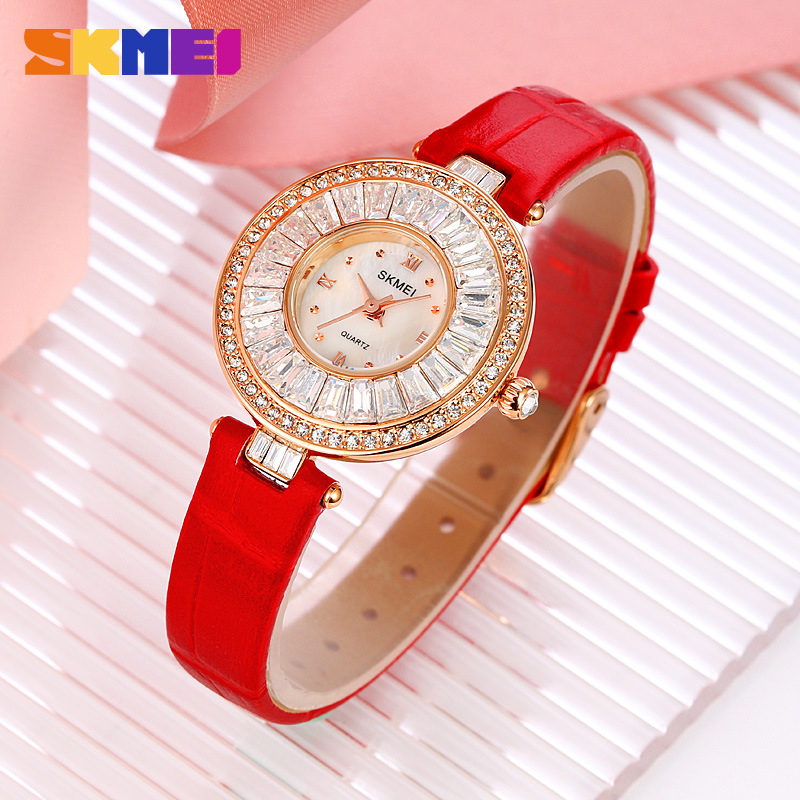 Cross-border supply time beautiful fashion luxury ladies diamond watch ins style female students all-match belt quartz watch